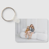 Mam Foto Collage Heart Foto Moederdag Keychai Sleutelhanger (Achterkant)