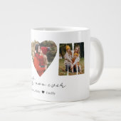 Mam Foto Collage Heart Foto Moederdag Large C Grote Koffiekop (Voorkant rechts)