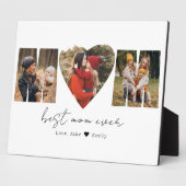 Mam Foto Collage Heart Foto Moederdag Poster Fotoplaat (Zijkant)