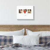 Mam Foto Collage Heart Photo Moederdag Canvas (Insitu (Slaapkamer))