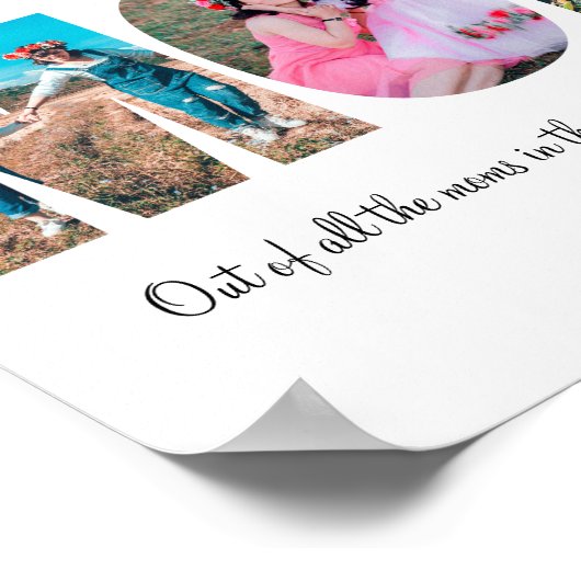 Mam Foto Collage Poster (Hoek)