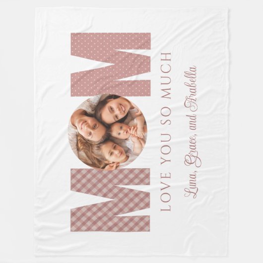 Mam Foto Fleece Blanket (Voorkant)