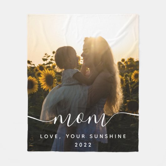 Mam Foto Fleece Blanket (Voorkant)