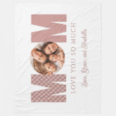 Mam Foto Fleece Blanket Deken (Voorkant)