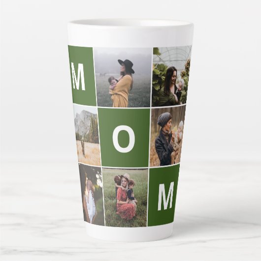 Mam Foto Latte Mok voor Moederdag (Voorkant)