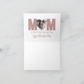 Mam Foto Wenskaart Kaart (Binnen)