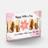 MAM fotoblok, bloem, roze bloemen, personaliseren Fotoblokken (Links)