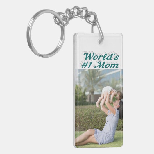 Mam Fotogroene tekst Sleutelhanger (Voorkant Links)