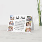 Mam Foto's Dingen die we leuk vinden aan jou Moede Bedankkaart (Voorkant)