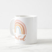 Mam Fuel Boho Rainbow-Moederdag Koffiemok (Voorkant links)
