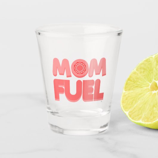 Mam Fuel Shot Glas (Voorkant)