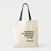Mam. | Fun Slogan Modern Minimalist Motherhood Tote Bag (Voorkant)