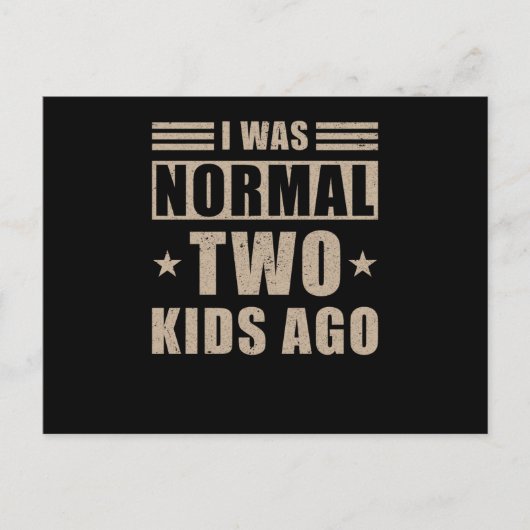 Mam Funny Gezegde Twee kinderen Briefkaart (Voorkant)