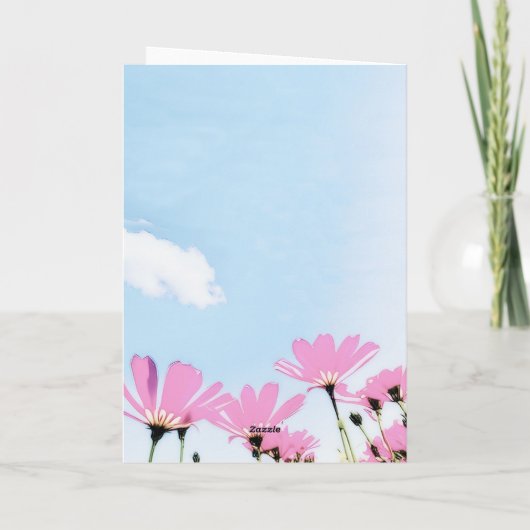 Mam Funny Quote Flowers Floral Moederdag Kaart (Achterkant)