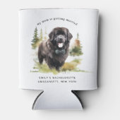 Mam gaat trouwen | Hondenportret Blikjeskoeler (Voorkant)