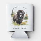 Mam gaat trouwen | Hondenportret Blikjeskoeler (Achterkant)