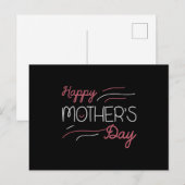 Mam - Gelukkige Moederdag Briefkaart (Voorkant / Achterkant)