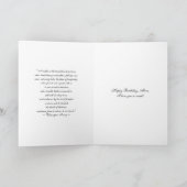 Mam, Gelukkige Verjaardag, Witte Orchideeën Kaart (Binnen)