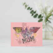 Mam gemengd media briefkaart (Staand voorkant)