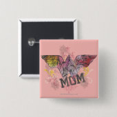 Mam gemengd media vierkante button 5,1 cm (Voorkant /achterkant)