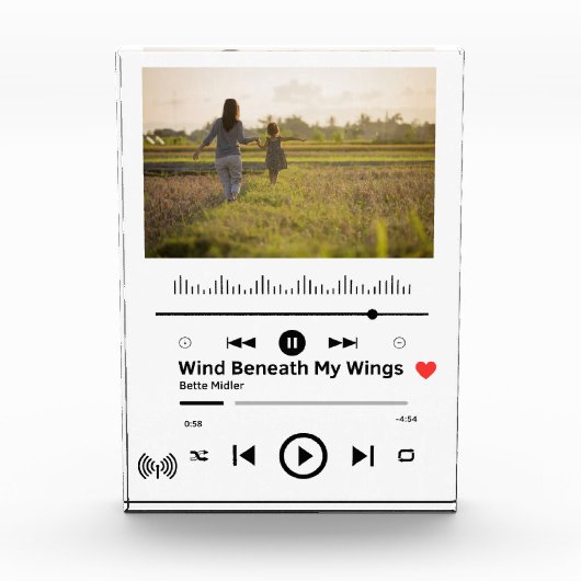 MAM (GEPERSONALISEERD) FOTOBLOK - Muziekcadeau (Voorkant)