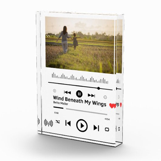 MAM (GEPERSONALISEERD) FOTOBLOK - Muziekcadeau (Rechts)