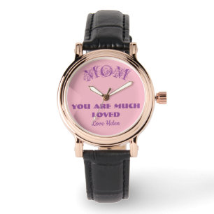 Mam Gepersonaliseerde naam schattig cadeau voor mo Horloge
