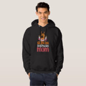 Mam German Shepard Shepherd Dog Hoodie (Voorkant volledig)