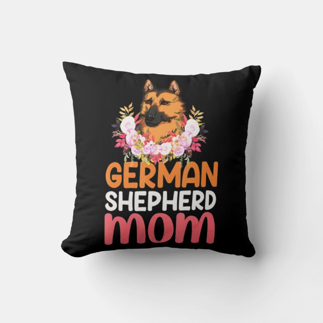 Mam German Shepard Shepherd Dog Kussen (Voorkant)