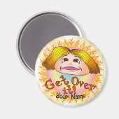 Mam Get Over It Custom Magneet (Voorkant / Achterkant)