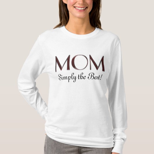 Mam - Gewoon de beste hoeder T-shirt (Voorkant)