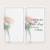 Mam, gewoon onvervangbaar | Classic Kaart - Roos M (Binnenkant ongevouwen)