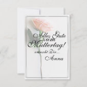 Mam, gewoon onvervangbaar | Classic Kaart - Roos M (Achterkant)