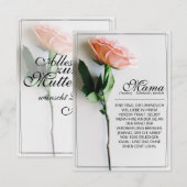 Mam, gewoon onvervangbaar | Classic Kaart - Roos M (Voorkant / Achterkant)