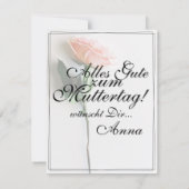 Mam, gewoon onvervangbaar | Klassieke Kaart - Roos (Achterkant)