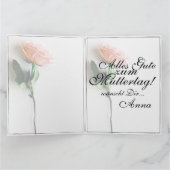 Mam, gewoon onvervangbaar | Klassieke Kaart - Roos (Binnen)