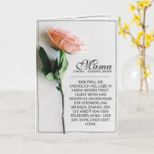 Mam, gewoon onvervangbaar | Klassieke Kaart - Roos (Gele Bloem)