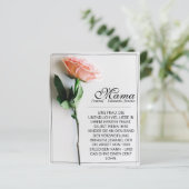 Mam, gewoon onvervangbaar | Klassieke Kaart - Roos (Staand voorkant)