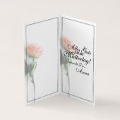 Mam, gewoon onvervangbaar | Klassieke Kaart - Roos (Binnen)