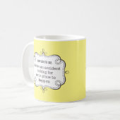 Mam Gezegden: Ongeluk op zoek naar plaats Koffiemok (Voorkant links)