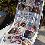 Mam Gift 15 Photo Collage Beach Towel Strandlaken