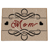 Mam Gift Bag - Klein, glanzend Groot Cadeauzakje (Voorkant)