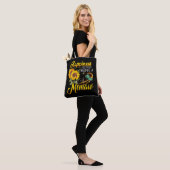 Mam Gift | Geluk is een mama Tote Bag (Op model)
