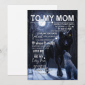 Mam Gifts | Brief aan mijn moeder uit naam van de  Feestdagenkaart (Voorkant / Achterkant)