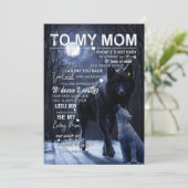 Mam Gifts | Brief aan mijn moeder uit naam van de  Feestdagenkaart (Staand voorkant)