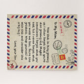 Mam Gifts | Brief aan mijn moeder van de zoon Legpuzzel (Horizontaal)
