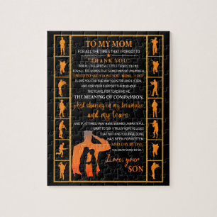 Mam Gifts   Brief aan mijn moeder van de zoon Legpuzzel