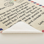 Mam Gifts | Brief aan mijn moeder van de zoon Sherpa Deken (3/4)