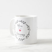 mam | Grammy Year Est. Hart Koffiemok (Voorkant links)