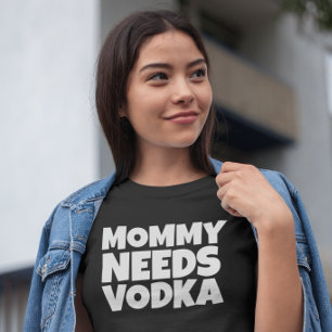 MAM GRAPPIGE MOEDERDAG VODKA T-shirts